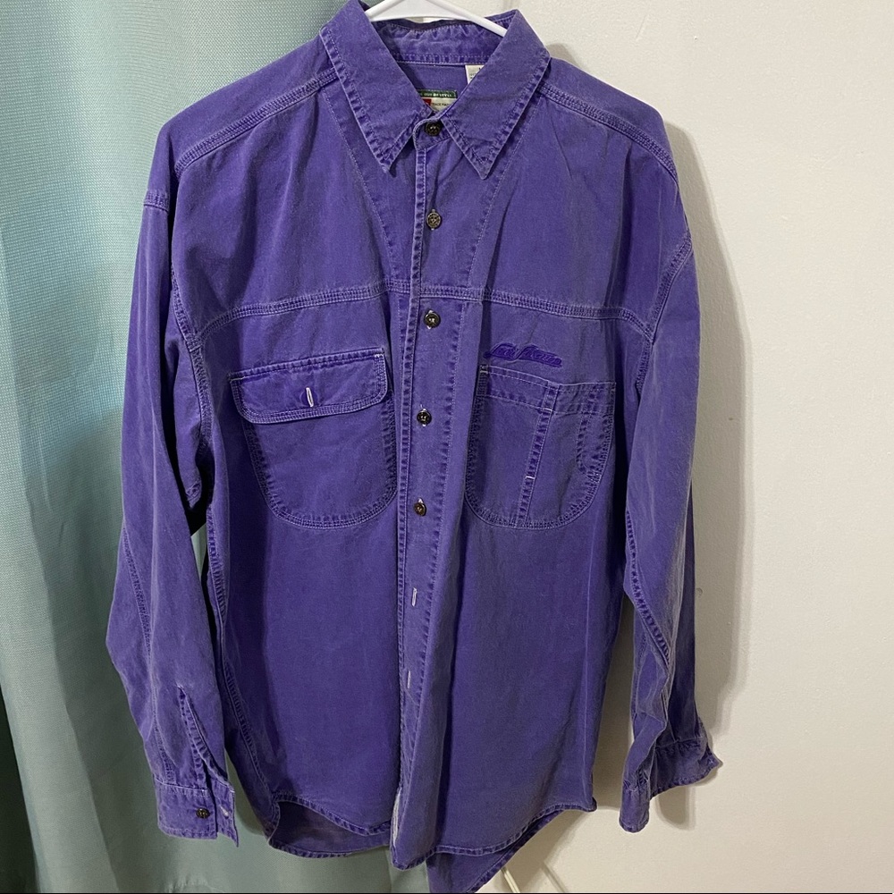 Purple Levi Strauss Button up Purple size M